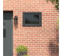 Runheo Fenêtre de sous-sol RISOR 80 x 70 cm PVC et verre Anthracite avec ouverture inclinable et rotation pour ventilation naturelle et lumière efficace dans les espaces modernes