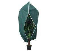 Runheo Housses de Protection pour Plantes avec Fermeture éclair 10 pcs, Tissu Non tissé Vert, Taille 1 x 1,55 m, idéal pour protéger arbustes, légumes, Fleurs, Fruits, Plantes Tropicales en Jardin