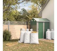 Runheo Lot de 100 sacs tissés - Blanc - 60 x 110 cm - En polypropylène - Résistant aux intempéries - Pour stockage, étagère, armoire, atelier, opération, industrie, entrepôt, stockage