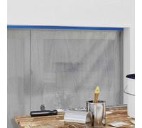 Runheo Lot de 12 films de masquage avec ruban adhésif, transparent et bleu, 110 x 2000 cm, imperméable, indéchirable, résistant aux UV, solide, autocollant, idéal pour jardin, atelier