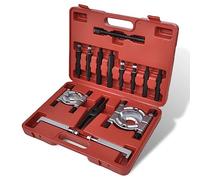 Runheo Lot de 14 extracteurs de roulements de roue en acier haute performance, outils à main pour voiture, véhicule, atelier, réparation, entretien et démontage de transmissions, volants, poulies