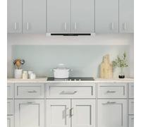 Runheo Lot de 2 crédences de cuisine blanches 90 x 50 cm en verre trempé avec 4 trous pré-percés, résistant à la chaleur et durable pour montage mural pour cuisines modernes et zones de cuisine
