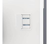 Runheo Lot de 2 panneaux d'accès blancs - 15 x 23 cm - En plastique ABS - Trappe de maintenance - Pour mur, plafond, sol, puits, porte d'inspection, sanitaire, câble, tuyau