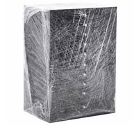 Runheo Lot de 2 rouleaux de film étirable transparent en polyéthylène - 30 μm - 50 cm x 300 m - Pour emballage, expédition, stockage, transport - Protection contre la poussière, la saleté et le