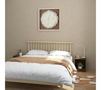 Runheo Lot de 2 tables de chevet marron miel 35,5 x 33,5 x 41,5 cm, en pin massif, console de chevet robuste pour chambre et salon, tables d'appoint pratiques