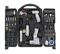 Runheo Lot de 70 outils à air comprimé en aluminium et plastique avec visseuse, meuleuse liquet, marteau et pistolet, pour réparation d'atelier, entretien, montage, démontage et voiture