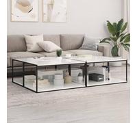Runheo Lot de 8 étagères en bois blanc brillant - 80 x 50 x 1,5 cm - Système d'étagères extensibles modulaires pour mur, support, armoire, cave, salon, bureau, chambre à coucher