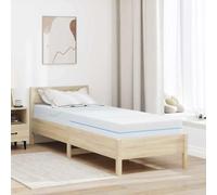 Runheo Matelas Moyennement Ferme 80 x 200 cm Blanc pour Literie avec Mousse à Mémoire de Forme, 7 Zones, Support Ergonomique, Design Moderne, Facile à Entretenir, Idéal Chambre Adulte Enfant Bebe