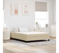 Runheo Matelas vert 160 x 200 cm, housse en tissu, cadre en bois, king size, design moderne pour chambre à coucher, grand confort