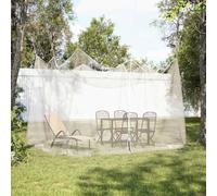 Runheo Moustiquaire d'extérieur rectangulaire 220 Mailles Blanche 300 x 300 x 250 cm pour Camping randonnée Bivouac abri Voile Filet Portable Respirant Protection Contre Insectes
