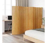 Runheo Paravent en bambou naturel - 600 cm de large - 165 cm de hauteur - Pliable - Protection visuelle - Pour chambre à coucher, salon, bureau, intérieur