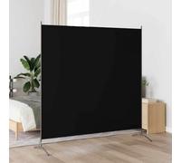 Runheo Paravent en tissu noir, 175 x 180 cm, autonome, opaque, pliable, pour chambre à coucher, salon, bureau avec paroi stable pour séparation et intimité