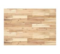 Runheo Plateau de bureau en bois d'acacia massif - 80 x 70 x 4 cm - Non traité - Rectangulaire - Polyvalent - Pour bureau, maison, lieu de travail - Ergonomique, stable et robuste