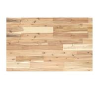 Runheo Plateau de bureau rectangulaire en bois d'acacia massif non traité - 80 x 50 x 4 cm - Pour bureau à domicile - Avec gestion des câbles et surface de travail ergonomique