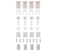Runheo Raccords de Store Enrouleur Blanc en PVC pour Fixation, Support, Crochet, chaîne, mécanisme, poignée, kit de réparation de volet Roulant, pour rénovation et Remplacement fiable
