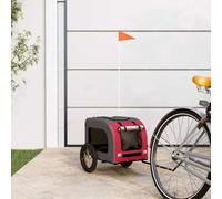 Runheo Remorque de vélo pour Animaux de Compagnie légère et compacte en Tissu Oxford, capacité 30 kg, pour Promenade, Voyage, Balade en Ville avec Harnais, Panier, sécurité et Confort