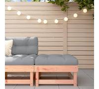 Runheo Repose-Pied de Jardin Massif en Bois de Douglas pour terrasse et Patio, élément modulable avec Structure Robuste, Assise Confortable pour Salon extérieur, canapé, Fauteuil, Pouf composable