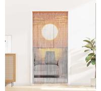 Runheo Rideau de Porte Anti-Insectes Multicolore 200 x 100 cm en Bambou léger pour fenêtres, patios et balcons, idéal pour Chambre, Salon, Cuisine ou Baie vitrée, réduction Efficace des Insectes