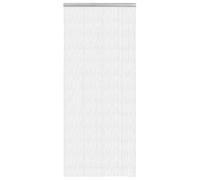 Runheo Rideau de porte en aluminium avec chaînes 90 x 220 cm, réglable, avec matériel de fixation, moustiquaire, pour balcon, terrasse, fenêtre, salon et chambre à coucher