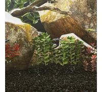 Runheo Sable pour Aquarium Noir 25 kg, Grain 0,2-2 mm, substrat Naturel pour Plantes Poissons crevettes Bassin, décor de Fond, stabilisation de l'eau, Environnement nutritif, Facile à Nettoyer