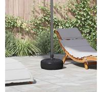 Runheo Socle de Parasol rempli d'eau ou de Sable 15 L Noir Support Stable pour Jardin terrasse Balcon Plage extérieur Solide et léger Facile à Transporter
