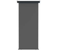 Runheo Store latéral de balcon en 100 % polyester et acier, résistant aux UV, imperméable, pliable et inclinable, avec manivelle, idéal pour jardin, terrasse, balcon et brise-vue en plein air