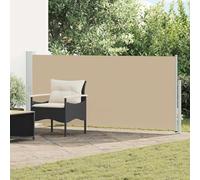 Runheo Store latéral extensible 100 % polyester et acier avec kit de montage pour jardin, balcon, terrasse, résistant aux UV, hydrofuge, rétractable pour une protection solaire flexible et une