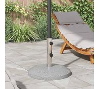 Runheo Support de Base pour Parasol en Acier Inoxydable Naturel 30 cm de Hauteur, Fixation Solide et Ajustable pour Poteaux 40-50 mm, Résistant aux Intempéries, Idéal pour Terrasse Jardin et Balcon