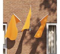 Runheo Support de Drapeau Argenté en Acier 10,5 x 7,5 cm Résistant aux Intempéries Fixation Murale Polyvalente idéal pour Balcon Jardin Maison Extérieur et Intérieur