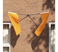 Runheo Support de Drapeau Noir 11,5 x 7,5 x 0,2 cm en Acier Inoxydable pour Fixation Murale Compatible avec mâts Jusqu’à 21 mm idéal pour décoration extérieure et intérieure résistante aux