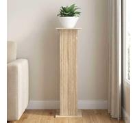 Runheo Support de Plante Chêne Sonoma 30,5 x 30 x 100,5 cm Résistant à l'humidité, Support tuteur pour Plantes d'intérieur et extérieur, Idéal pour Fleurs, légumes, vignes et Plantes grimpantes