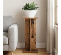 Runheo Support pour plantes en bois vieilli, 25 x 25,5 x 60,5 cm, pour intérieur, étagère à plantes à plusieurs niveaux, support de fleurs et escalier à fleurs pour salon, balcon et terrasse