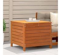 Runheo Tabouret de jardin, marron cire, 62 x 63,5 x 53,5 cm, en pin massif, polyvalent, utilisable comme meuble d'extérieur, repose-pieds ou table basse