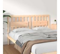 Runheo Tête de lit 165,5x4x100 cm en Bois de Pin Massif, Design Classique, Support Confortable pour Cadre de Lit, Aspect Rustique Naturel