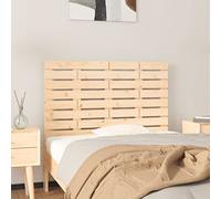 Runheo Tête de lit Murale 81x3x63 cm, Bois de pin Massif Non traité, Support Dorsal Confortable pour Chambre à Coucher