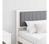 Runheo Tête de lit rembourrée blanche 180 cm, bois de pin massif, housse en tissu, design moderne, dossier de chambre robuste pour plus de confort et d'élégance