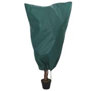 Runheo Toison d'hiver avec cordon de serrage - 70 g/m² - 0,8 x 1 m - Vert - En tissu non tissé - Protection des plantes pour jardin, parterre et balcon - Idéal pour la culture et la protection contre