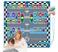 RunHero Montessori Jouet à partir de 1 an en bois - Jeu magnétique - Labyrinthe de l'alphabet - Jeu éducatif - Jouet de motricité - Puzzle Board - Jeu de tri - Cadeau pour enfants à partir de 2, 3, 4,