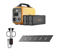 RUNHOOD Kit Chantier Léger - 648 Wh + 100 W Solaire - Énergie Portable pour Petit Outillage