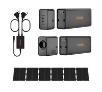 RUNHOOD Pack Rando - 648 Wh + 100 W Solaire - Énergie Nomade Ultra-Légère pour Aventure Outdoor