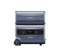 RUNHOOD Solution d'Énergie Portable extensible à recharge bidirectionnelle 2400W/4800Wh