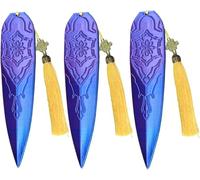 Runkoyea Zoeys Weapons Cosplay Arme, 3D Imprimées Fléchettes Hunters Costume Accessoires, Les Dagues De Zoeys Accessoires De Cosplay pour Femmes, Phosphorescent