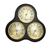 RUNLAIKEJI Baromètre thermomètre hygromètre, baromètre 3 en 1 à Suspendre, baromètre pour la Maison avec thermomètre et hygromètre, sans Batterie