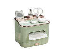 RUNLAIKEJI Boîte de rangement multifonction pour mouchoirs, boîte de rangement Kleenex décorative, support à mouchoirs avec rangement