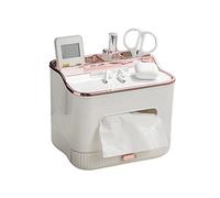 RUNLAIKEJI Boîte de rangement multifonction pour mouchoirs, boîte de rangement Kleenex décorative, support à mouchoirs avec rangement