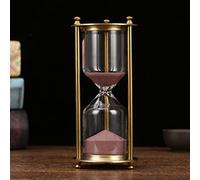 RUNLAIKEJI Sablier de 60 minutes, sablier décoratif, grand sablier, 1 heure, horloge de sable, montre de sable, pour la maison, le bureau, la décoration de bureau