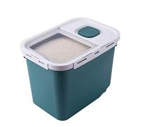 RUNLAIKEJI Stockage de récipient de riz, conteneur de stockage de riz à clapet, 10kg / 20 lb Conteneur de stockage de riz épaississant domestique, pour Farine de céréales Noix de riz Haricots Pet