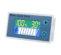 Runleader 10 à 100V Digital Battery Indicator Volt Meter, affichage de la température en temps réel, applicable à la tondeuse à gazon alimentée par batterie au lithium LiFePO4 au plomb