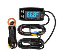 Runleader Compteur horaire LED numérique,affichage du régime et de la température,rappel de maintenance,fonctionnement à alimentation externe pour compresseur marin tondeuse-générateur