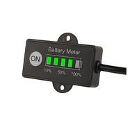 Runleader DC 12V à 48V LED Mini indicateur de puissance de batterie, rappel de charge de la batterie, applicable à la tondeuse à gazon alimentée par batterie LiFePO4 18650 au plomb